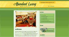 Desktop Screenshot of abundantlivingministries.org